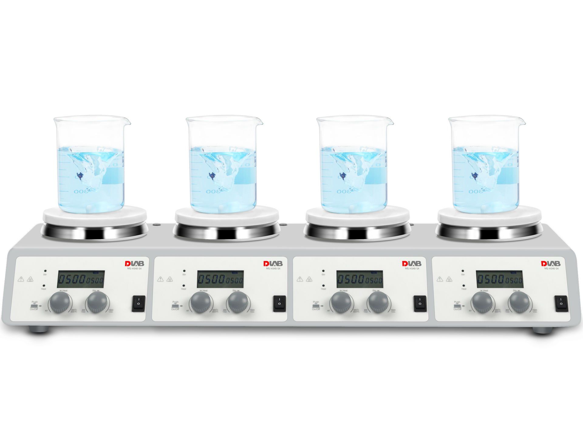Dlab Ms-H340-S4 Çoklu Isıtıcılı Manyetik Karıştırıcı